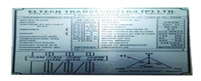 Aluminium specification nameplate